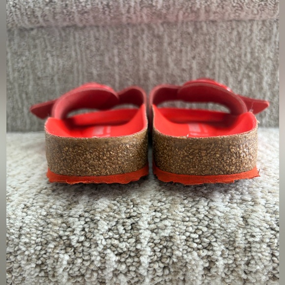 Birkenstock Madrid Big Buckle sandals High Shine Tomato Women’s size 8. EU39. - Picture 11 of 14